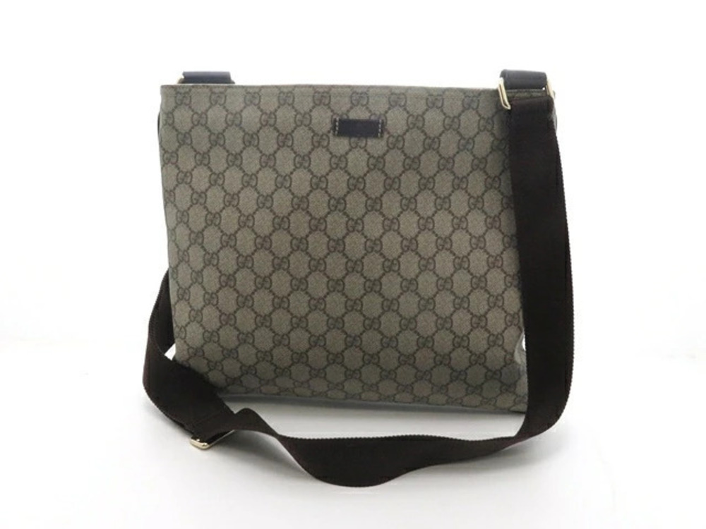 Gucci GG Supreme Shoulder Bag Canvas